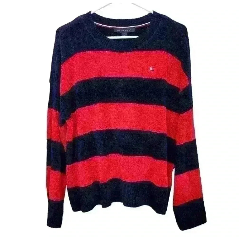 TOMMY HILFIGER Womens Crewneck Long Sleeve Sweatshirt Sz Medium
